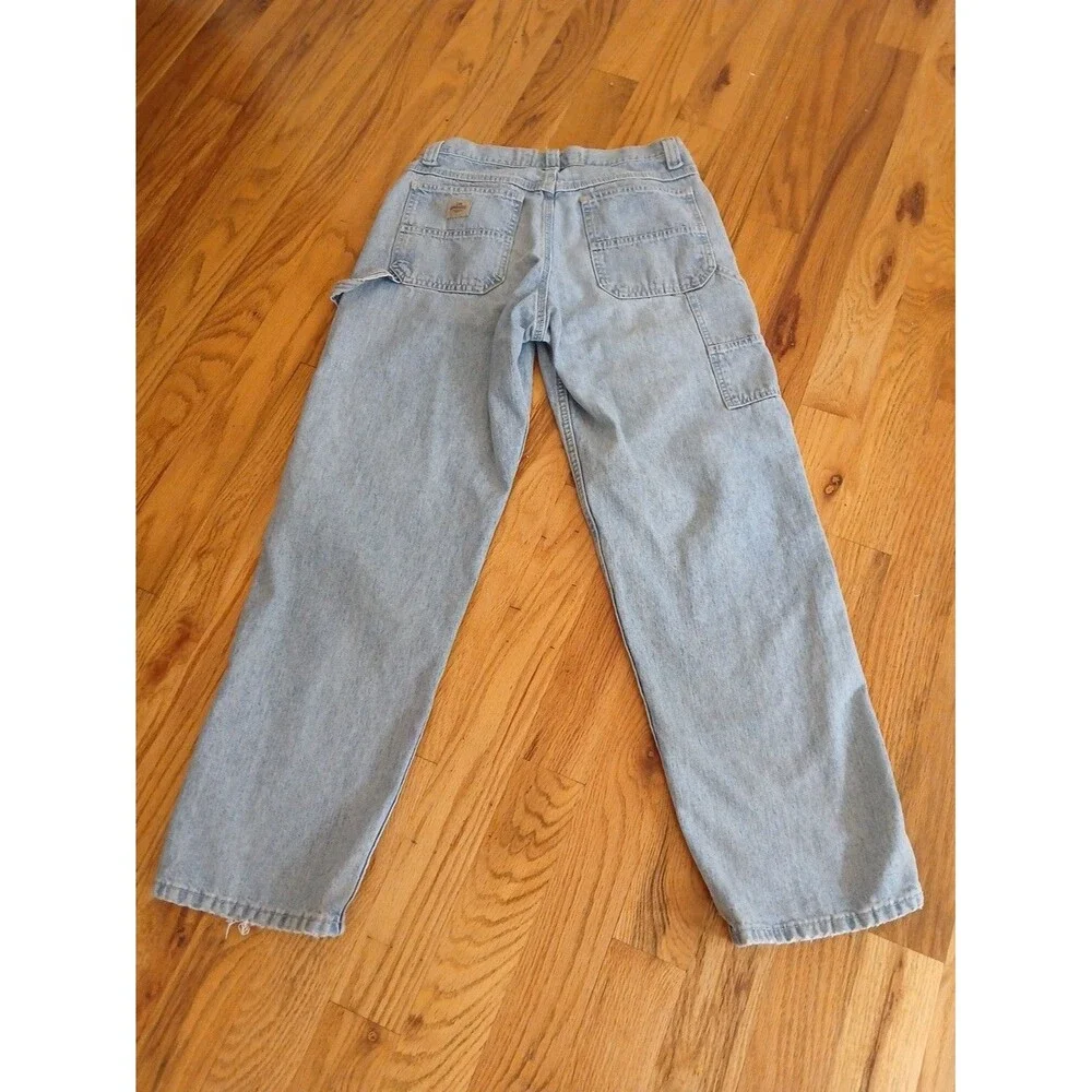 Vintage LEE DUNGAREES Carpenter Grunge High Waist Streetwear Jeans 30 x 30
